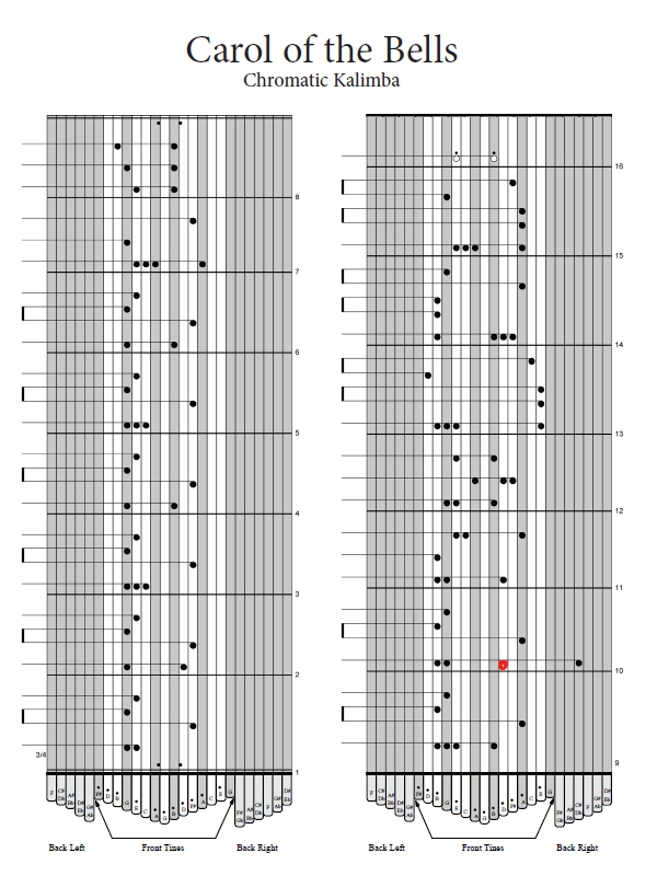 Chromatic Tab - Carol of the Bells