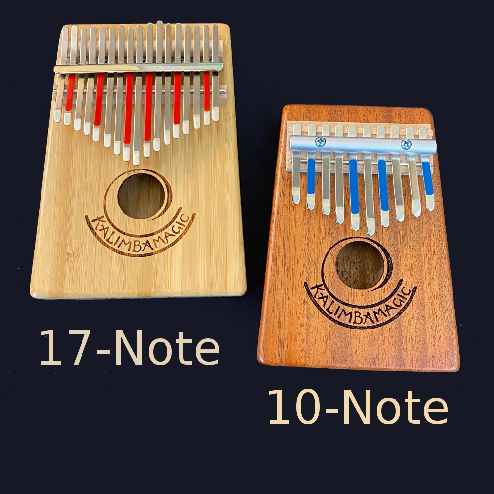 Kalimba enfant 10 notes Bleu Percussions à frapper Stagg