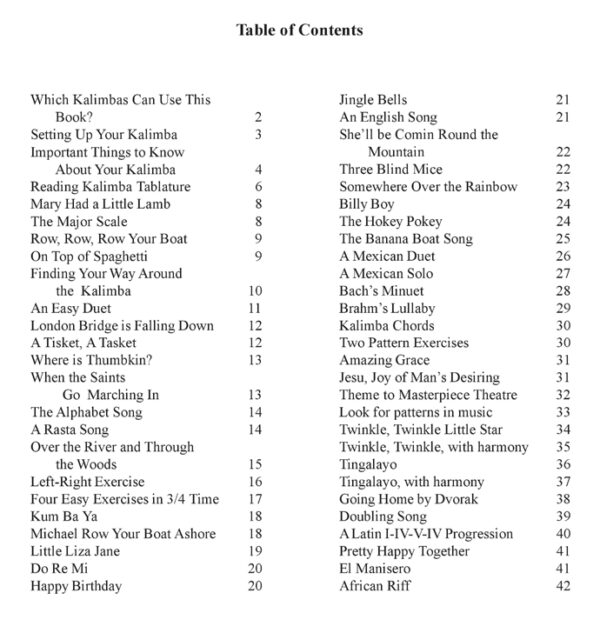 The Best Ever Book of 8-Note Kalimba Music - Image 4