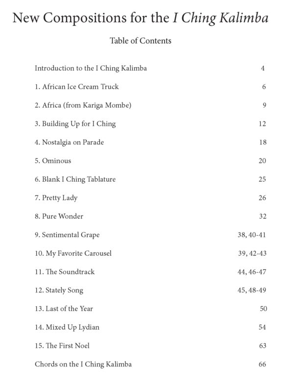 New Compositions for the I Ching Kalimba - Image 4