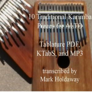 10 Traditional African Pieces for Alto Kalimba