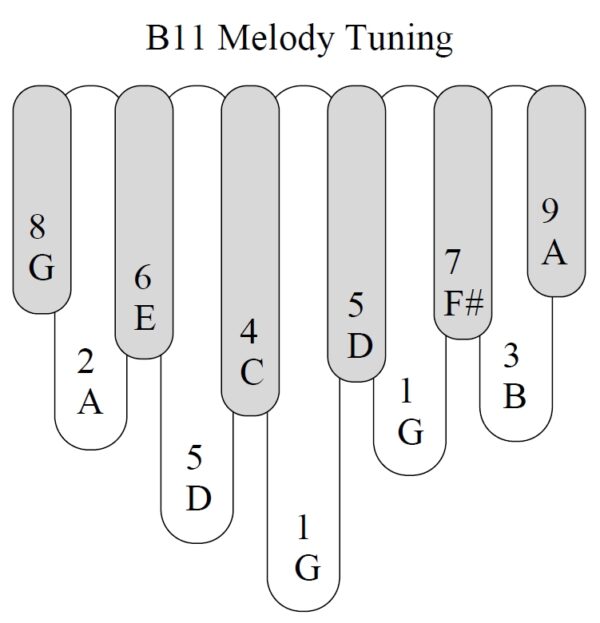 B11 Melody Kalimba - Image 3
