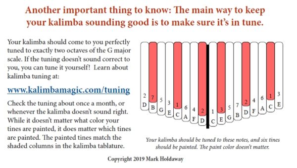 Kalimba Americana for 17-Note Kalimba in C - Image 2