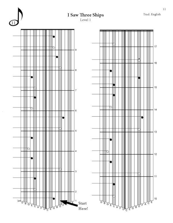 Book: Easy Christmas Carols on the 17-Note Kalimba in C - Image 3