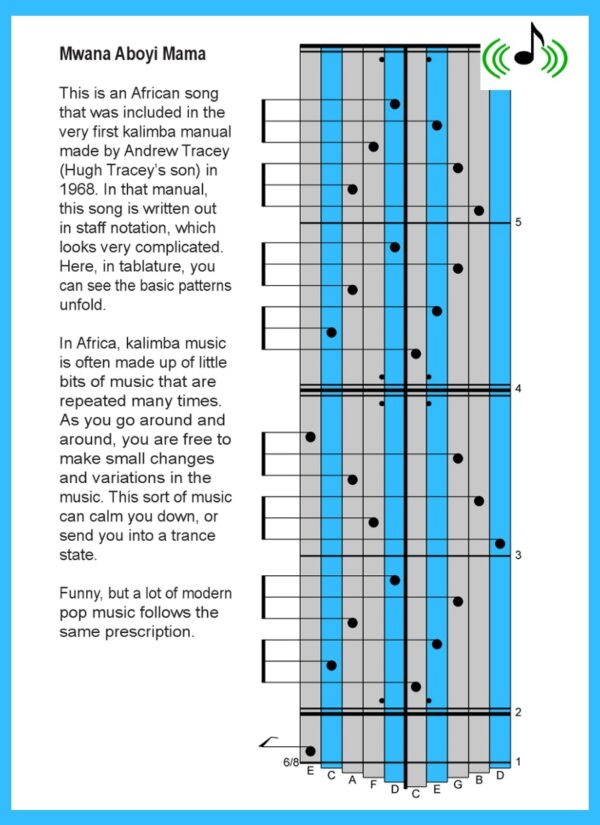 Intro to the 10-Note Kalimba in C (Hard Copy) - Image 3