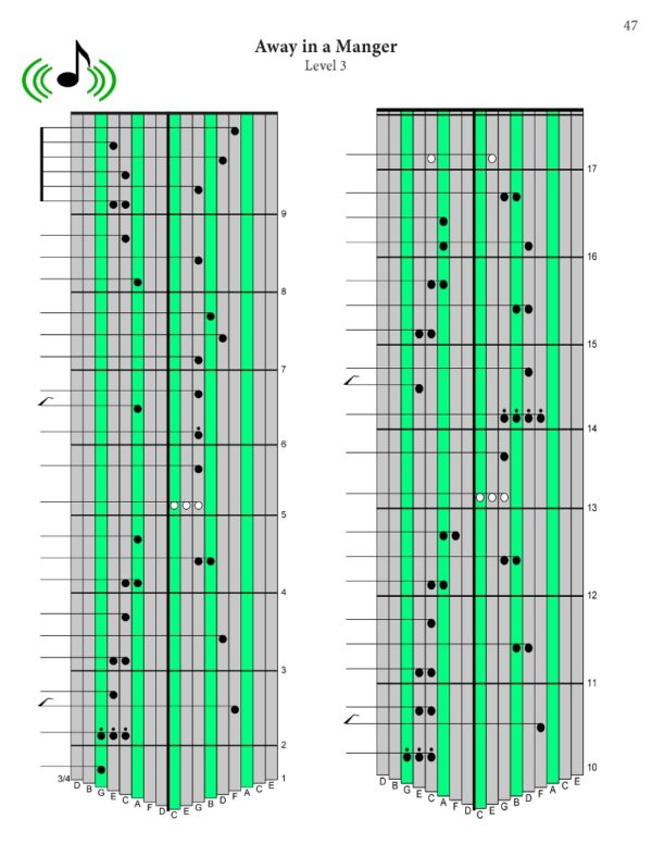 44 Beginner Songs Download for the 17-Note Kalimba in C, 5-painted tines - Image 5
