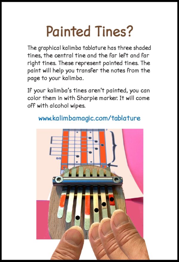 Booklet for Mini-7 (M7) Kalimba - Image 3