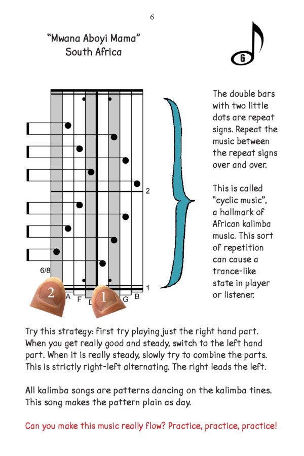 Visting Africa on Your 8-Note Kalimba (Download) - Image 2