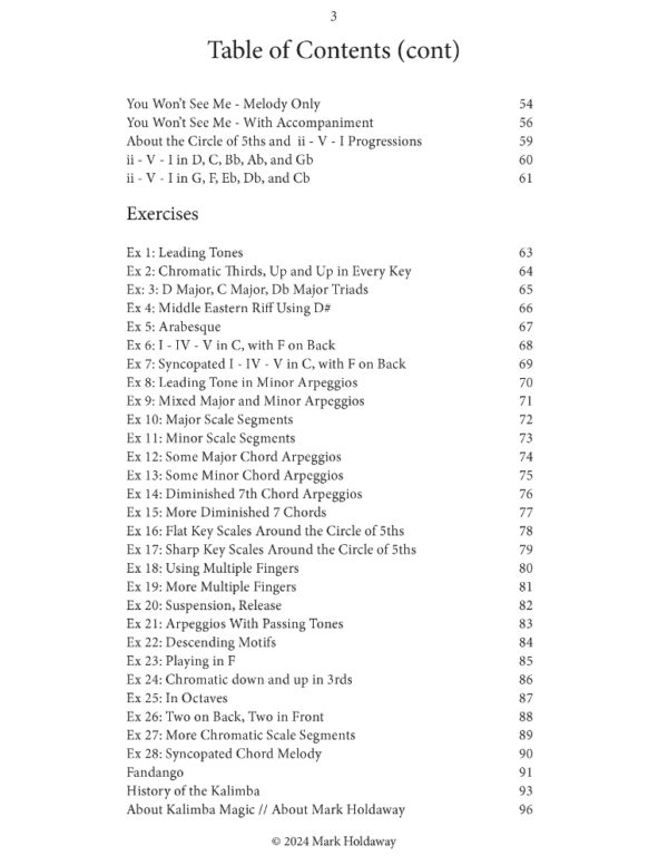 "Crash Course for Alto Chromatic Kalimba" - 96-page Download - Image 5