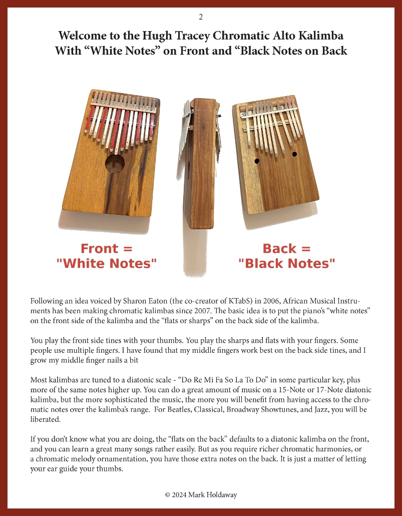 Hugh tracey chromatic treble kalimba cheap